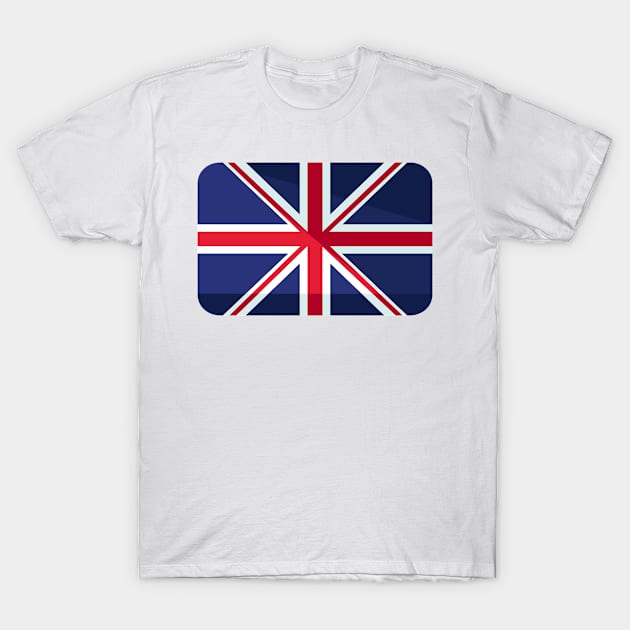 Great Britain Flag Comic style T-Shirt by FromBerlinGift
